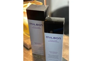 Milbon volume - shampoo 200ml $300//treatment 200g $380